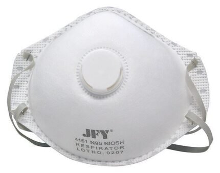 JFY 4151 N95 CHEMICAL & DUST RESPIRATOR FACE MASK WITH FILTER