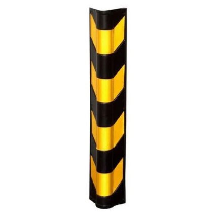 BESTO REFLECTIVE PC 002 RUBBER COLUMN GUARD WALL D SHAPE PROTECTOR