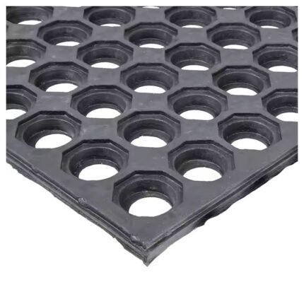 RUBBER BLACK ANTI STATIC OIL RESISTANCE AND NON SLIP RECTANGULAR INDUSTRIAL FLOOR MAT