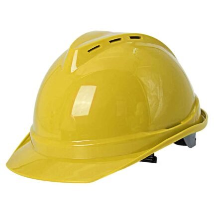 ECONOMICAL VENTILATED HARD HAT SAFETY HELMET WITH CHIN STRAP