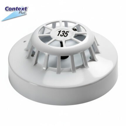 CONTEXT PLUS HEAT DETECTOR 135°F SERIES 65A FLAME RETARDANT EMERGENCY ALARM WITH FLASHING LED