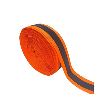 HIGH VISIBILITY ORANGE AND GREY CLOTHING SAFETY FABRIC WARNING REFLECTIVE TAPE