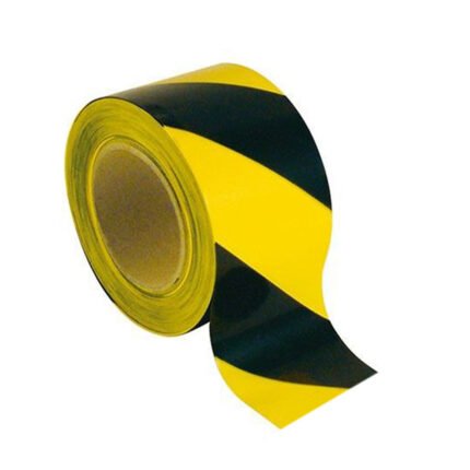 REFLECTIVE 301 BY POLYETHYLENE BLACK AND YELLOW NON ADHESIVE WARNING TAPE