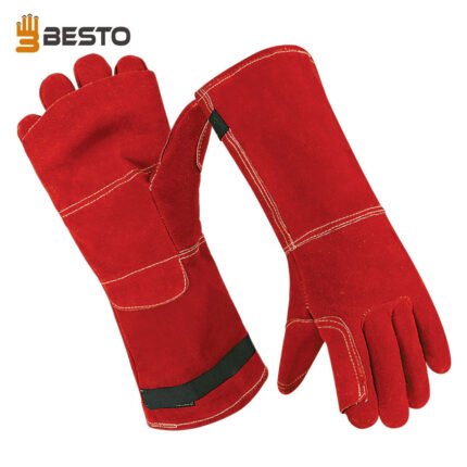 BESTO 1026 PREMIUM HEAT RESISTANT INDUSTRIAL LEATHER WELDING GLOVES