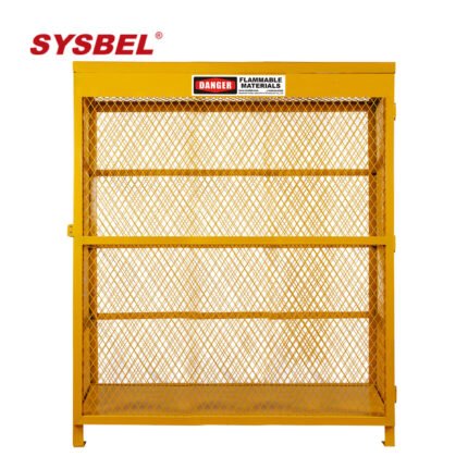 SYSBEL WA710589 GAS CYLINDER STORAGE CAGE 8 HORIZONTAL AND 9 VERTICAL CYLINDERS
