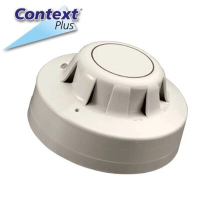 CONTEXT PLUS PHOTOELECTRIC FLAME RETARDANT SMOKE DETECTOR EMERGENCY AND FIRE ALARM WITH FLASHING LED