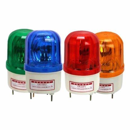 LTE 11011 REVOLVING WARNING LIGHT AC 220V OUTDOOR SAFETY BEACON WITH ALARM
