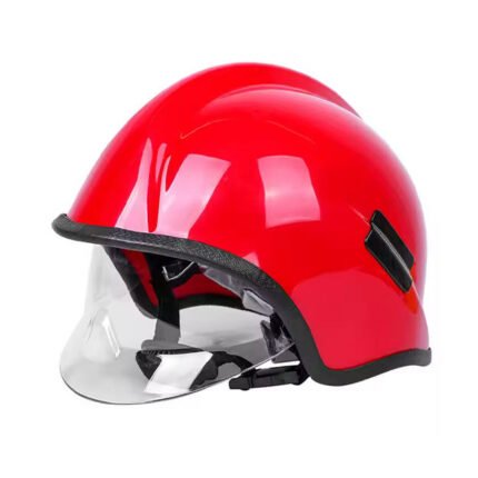 AMERICAN STYLE ABS FIRE FIGHTING FIREMAN HELMET WITH FACE SHIELD